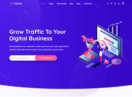 Caspiar | Digital Marketing & Agency WordPress Theme