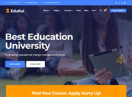 Edukul | Online Courses WordPress Theme