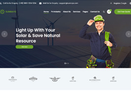 Renewable – ECO Solar Energy Theme