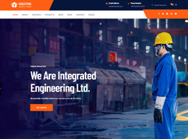 Industing – Factory & Business WordPress Theme