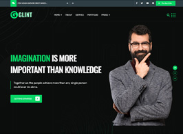 Glint – Personal Portfolio WordPress Theme