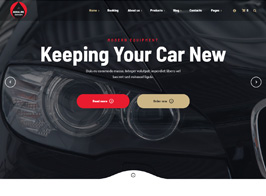 Aqualine – Car Washing Service with Booking System WordPress Theme