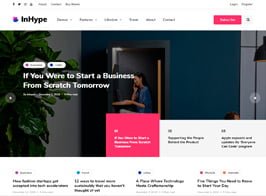 InHype – Blog & Magazine WordPress Theme