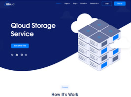 Qloud – Cloud Computing, Apps & Server WordPress Theme