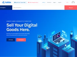 Aabbe – Digital Marketplace WordPress Theme