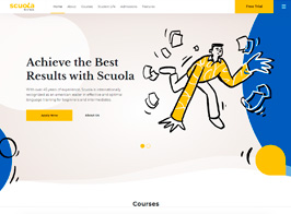 Scuola – Language School Courses WordPress