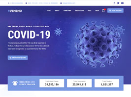 Veneno – Coronavirus Information WordPress Theme