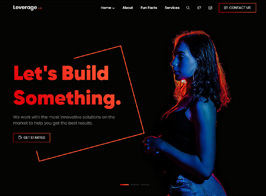 Leverage – Agency and Portfolio WordPress Theme