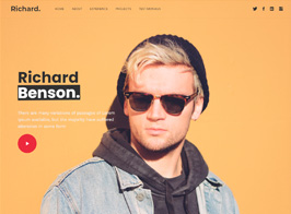 Richard – Onepage Personal WordPress Theme