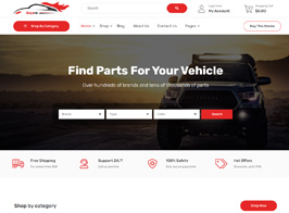 Sayara – Auto Parts Store WooCommerce WordPress Theme