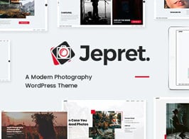 Jepret | Modern Photography WordPress Theme