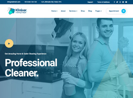 Klinixer – Cleaning Services WordPress Theme + RTL