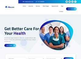 Mecare – Hospital and Health WordPress Theme