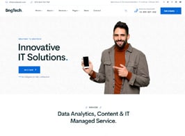 BngTech – IT Solutions WordPress Theme