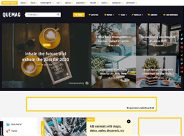 Quemag – Creative WordPress Theme for Bloggers