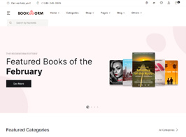 Bookworm – Bookstore & Bookshop WooCommerce Theme