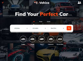 Vehica – Car Dealer & Automotive Listing