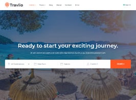 Travlio – Travel Booking WordPress Theme