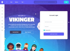 Vikinger – BuddyPress and GamiPress Social Community