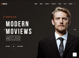 Miker – Movie and Film Studio WordPress Theme