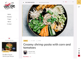 Becipe – Recipe Blogging WordPress Theme
