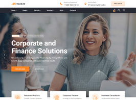 Maxbizz – Consulting & Financial Elementor WordPress Theme