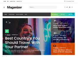 Maganizer – Modern Magazine WordPress Theme