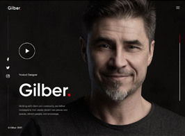 Gilber – Personal CV/Resume WordPress Theme