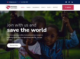 Poora – Fundraising & Charity WordPress Theme