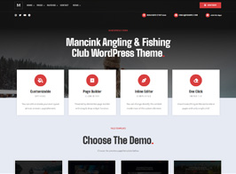 Mancink – Fishing & Angling WordPress Theme
