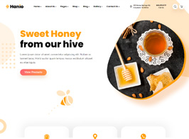 Hanio – Sweets & Pastry Shop WordPress Theme