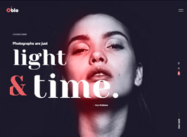 Oblo – Creative Portfolio Agency WordPress Theme