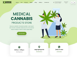 Cannabio – Marijuana and Cannabis WordPress Theme