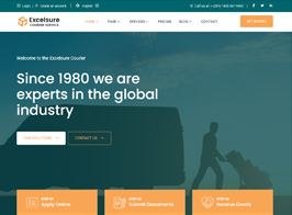 Excelsure – Courier Delivery WordPress Theme
