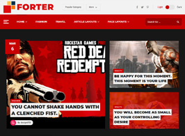 Forter – Magazine and Blog WordPress Theme