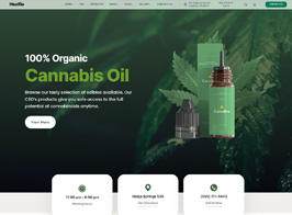 Healfio – Medical Marijuana & Coffeeshop WordPress Theme