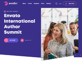 Aventer | Conferences & Events WordPress Theme