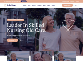 PairGiver – Senior Care WordPress Theme