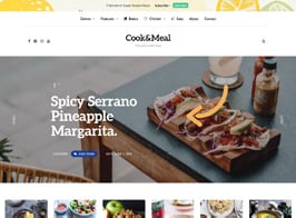Cook&Meal – Food Blog & Recipe WordPress Theme