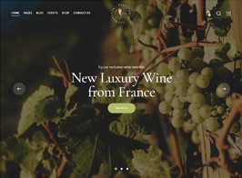Chardonnay – Wine Store & Vineyard WordPress Theme