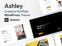 Ashley – Creative Portfolio WordPress Theme