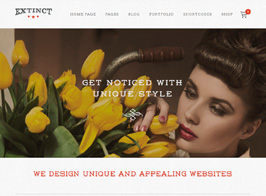 Extinct – Retro Vintage Portfolio WordPress Theme