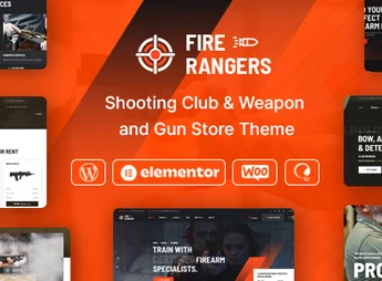 Fire Rangers – Shooting Range & Gun Club WordPress Theme