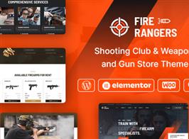 Fire Rangers – Shooting Range & Gun Club WordPress Theme