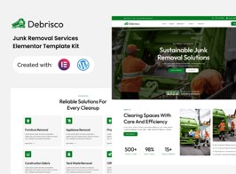 Debrisco – Junk Removal Services Elementor Template Kit