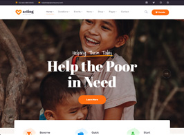 Asting – Charity & Donation WordPress Theme