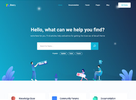 Docly – Documentation And Knowledge Base WordPress Theme with bbPress Helpdesk Forum
