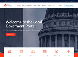 EGovt – City Government WordPress Theme