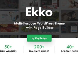 Ekko – Multi-Purpose WordPress Theme with Page Builder