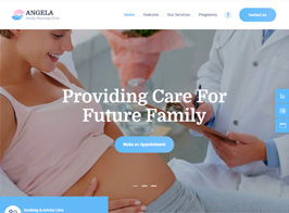 Angela | Family Planning & Pregnancy Clinic WordPress Theme